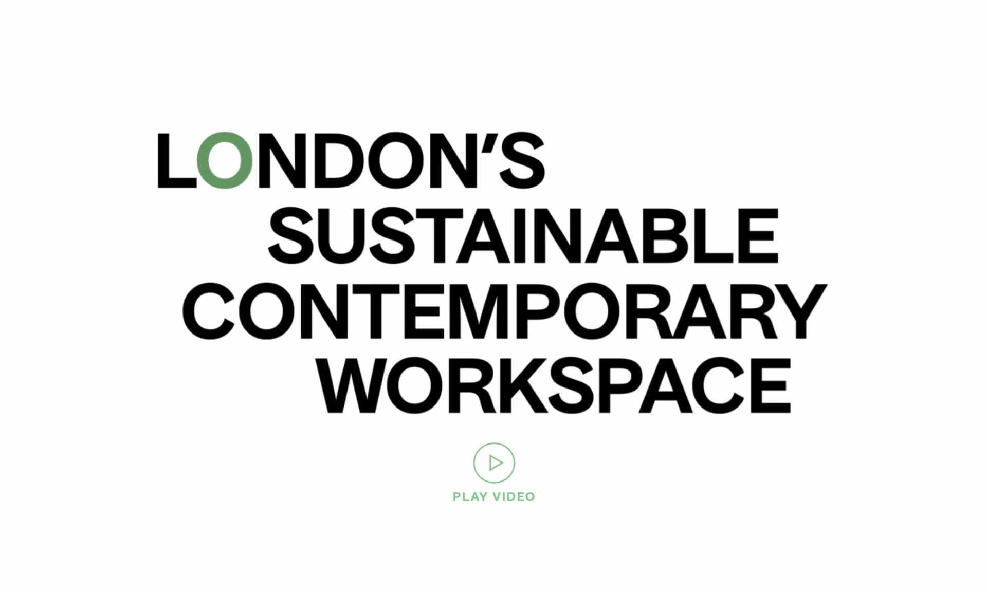 London's Sustainable Contemporary Workspace